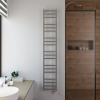 Полотенцесушитель электрический Grota Estro 300x1800 хром матовый
