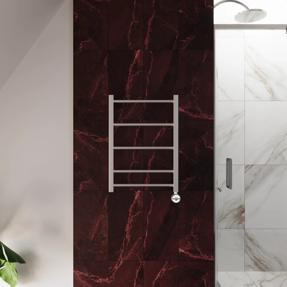 Полотенцесушитель электрический Grota Simple 430x600 хром матовый