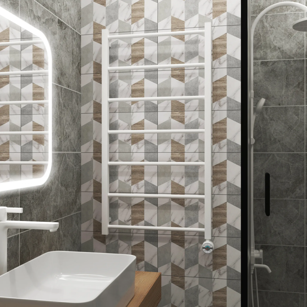 Полотенцесушитель электрический Grota Simple 530x1000 белый