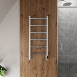 Полотенцесушитель электрический Grota Simple K 430х1000 хром матовый