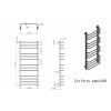 Полотенцесушитель водяной Grota Eco Forte 480x1200 белый