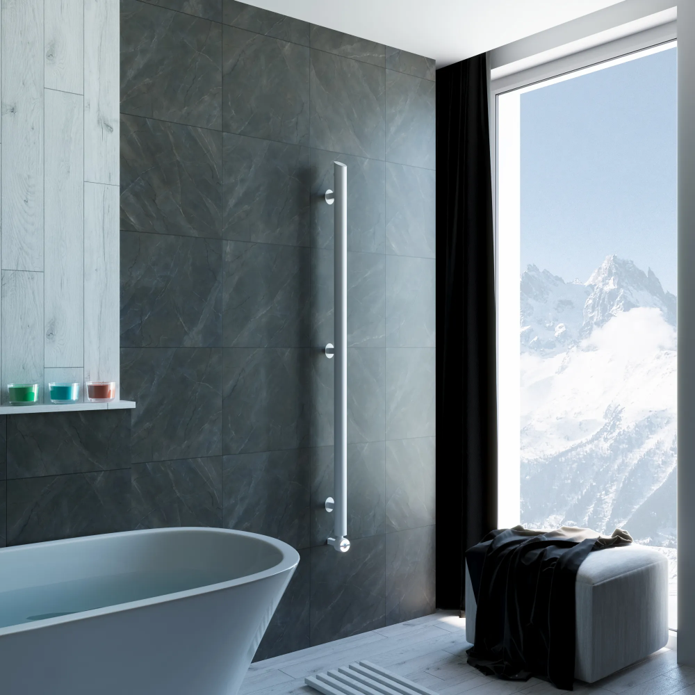 Полотенцесушитель электрический Grota Ago 51x1500 белый