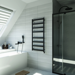 Полотенцесушитель электрический Grota Brezza 530x1200 черный