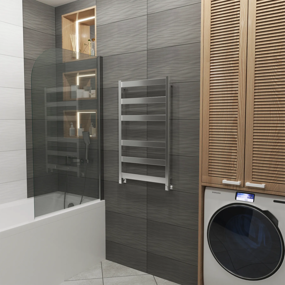 Полотенцесушитель водяной Grota Brezza 530x900 хром матовый