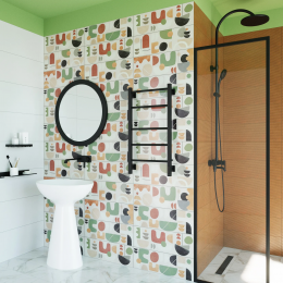 Полотенцесушитель электрический Grota Costa 430х800 черный