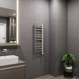 Полотенцесушитель электрический Grota Eco Classic 300x900 хром матовый