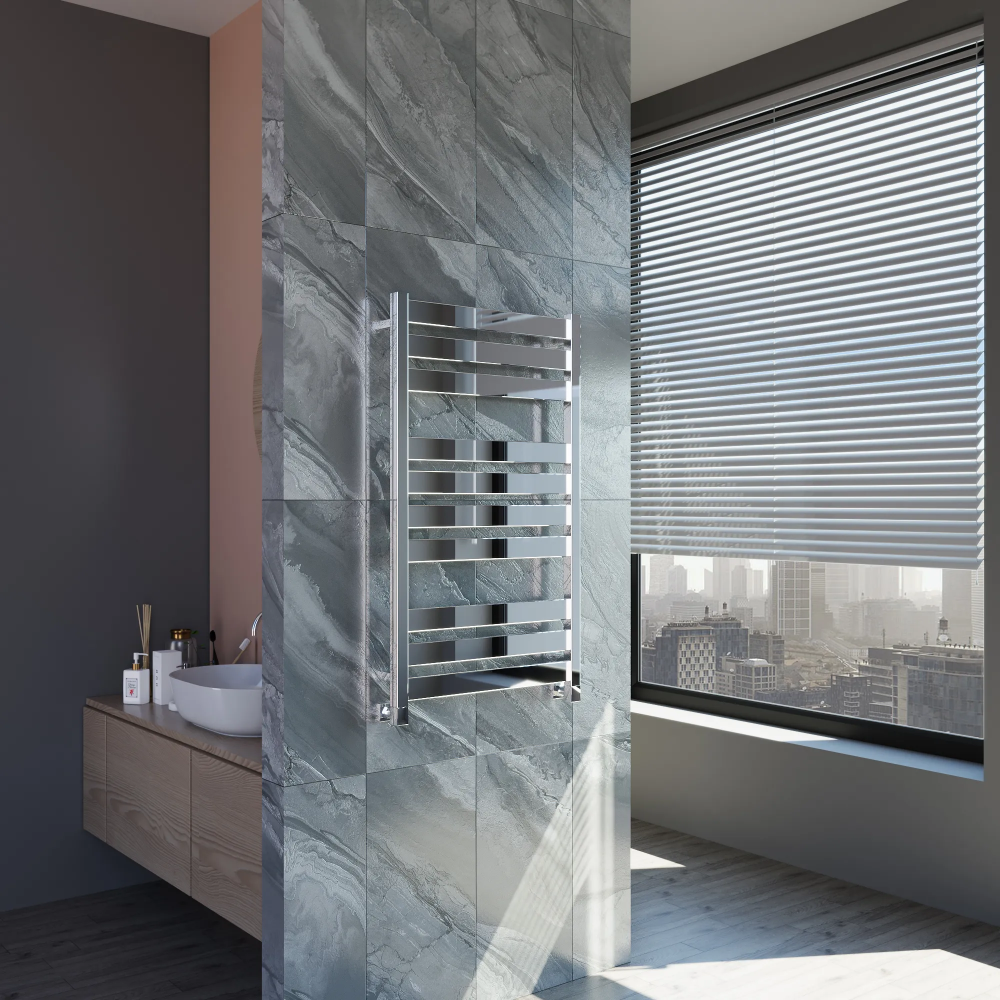 Полотенцесушитель водяной Grota Lux 530x900 хром глянцевый