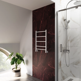 Полотенцесушитель водяной Grota Simple 430x600 хром матовый