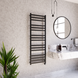 Полотенцесушитель электрический Grota Vento 530x1500 черный