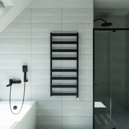 Полотенцесушитель электрический Grota Brezza 530x1200 черный