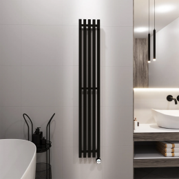 Полотенцесушитель электрический Grota Corsa 230х1500 черный