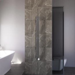 Полотенцесушитель электрический Grota Corsa 80х1200 хром матовый