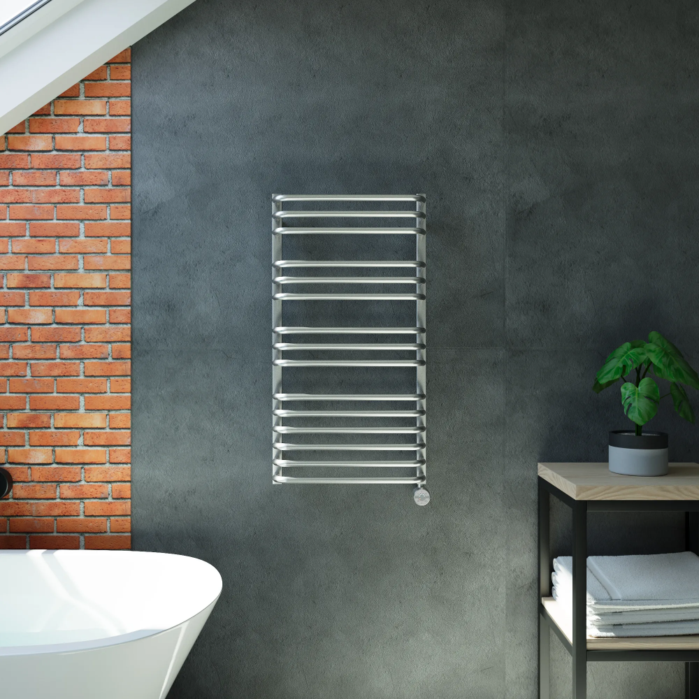 Полотенцесушитель электрический Grota Forte 480x900 хром матовый