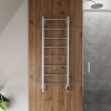 Полотенцесушитель электрический Grota Simple K 430х1200 хром матовый