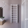 Полотенцесушитель водяной Grota Simple P с полкой 430x1200 белый
