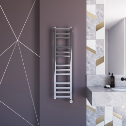 Полотенцесушитель электрический Grota Vento 300x1200 хром глянцевый