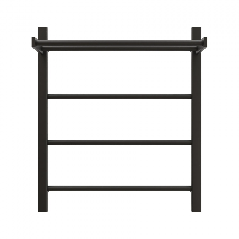 Полотенцесушитель электрический Grota Simple P с полкой 530x600 черный