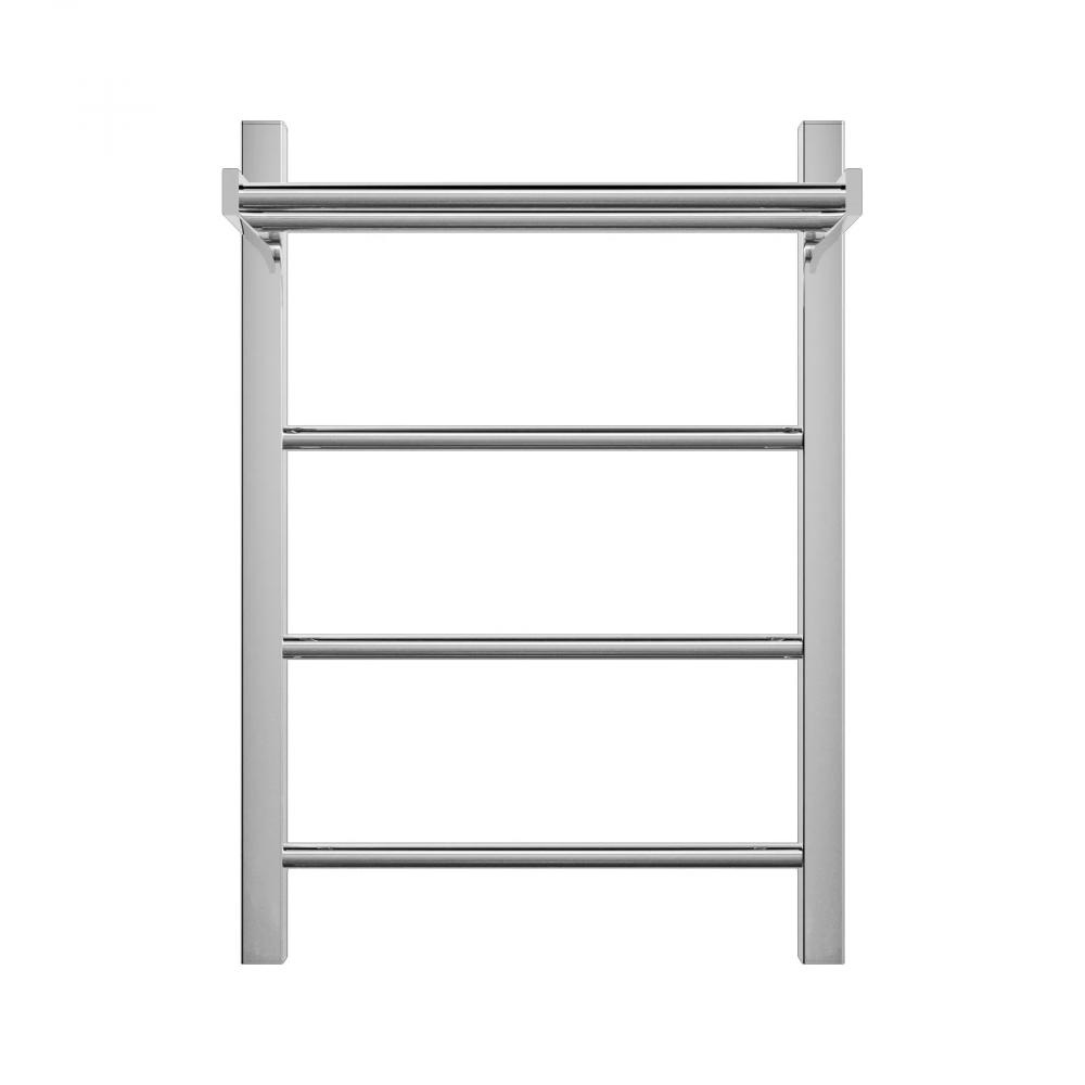 Полотенцесушитель электрический Grota Simple P с полкой 430x600 хром глянцевый