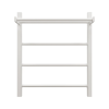 Полотенцесушитель водяной Grota Simple P с полкой 530x600 белый