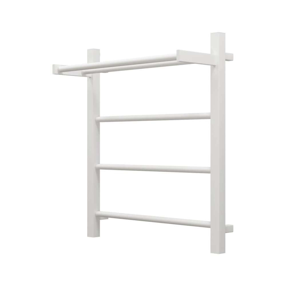 Полотенцесушитель водяной Grota Simple P с полкой 530x600 белый
