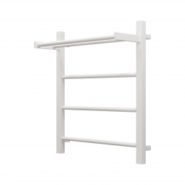 Полотенцесушитель водяной Grota Simple P с полкой 530x600 белый