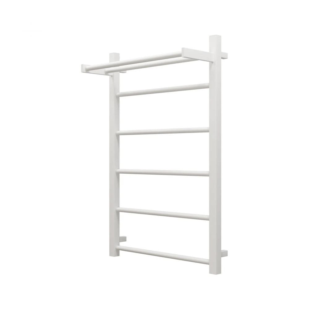 Полотенцесушитель водяной Grota Simple P с полкой 530x800 белый