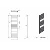 Полотенцесушитель водяной Grota Lux 530x1800 хром глянцевый