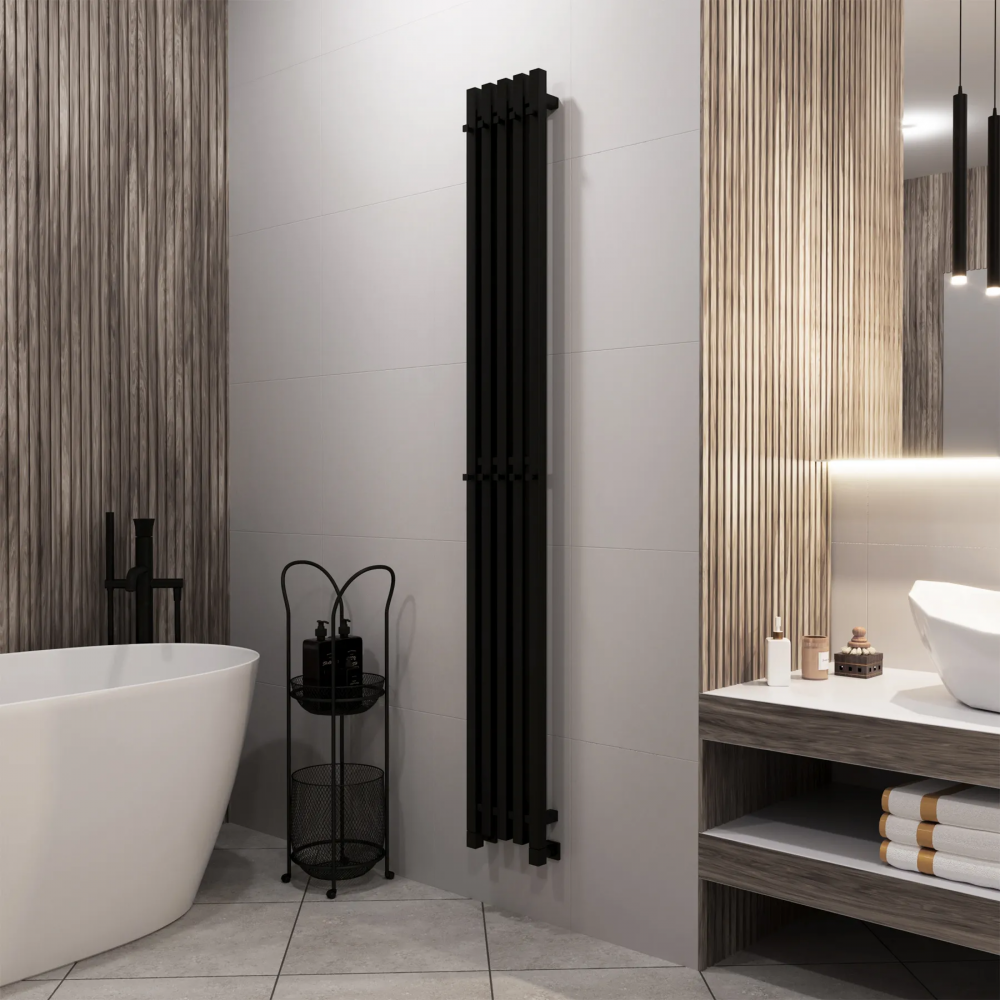 Полотенцесушитель водяной Grota Corsa 230х1800 черный