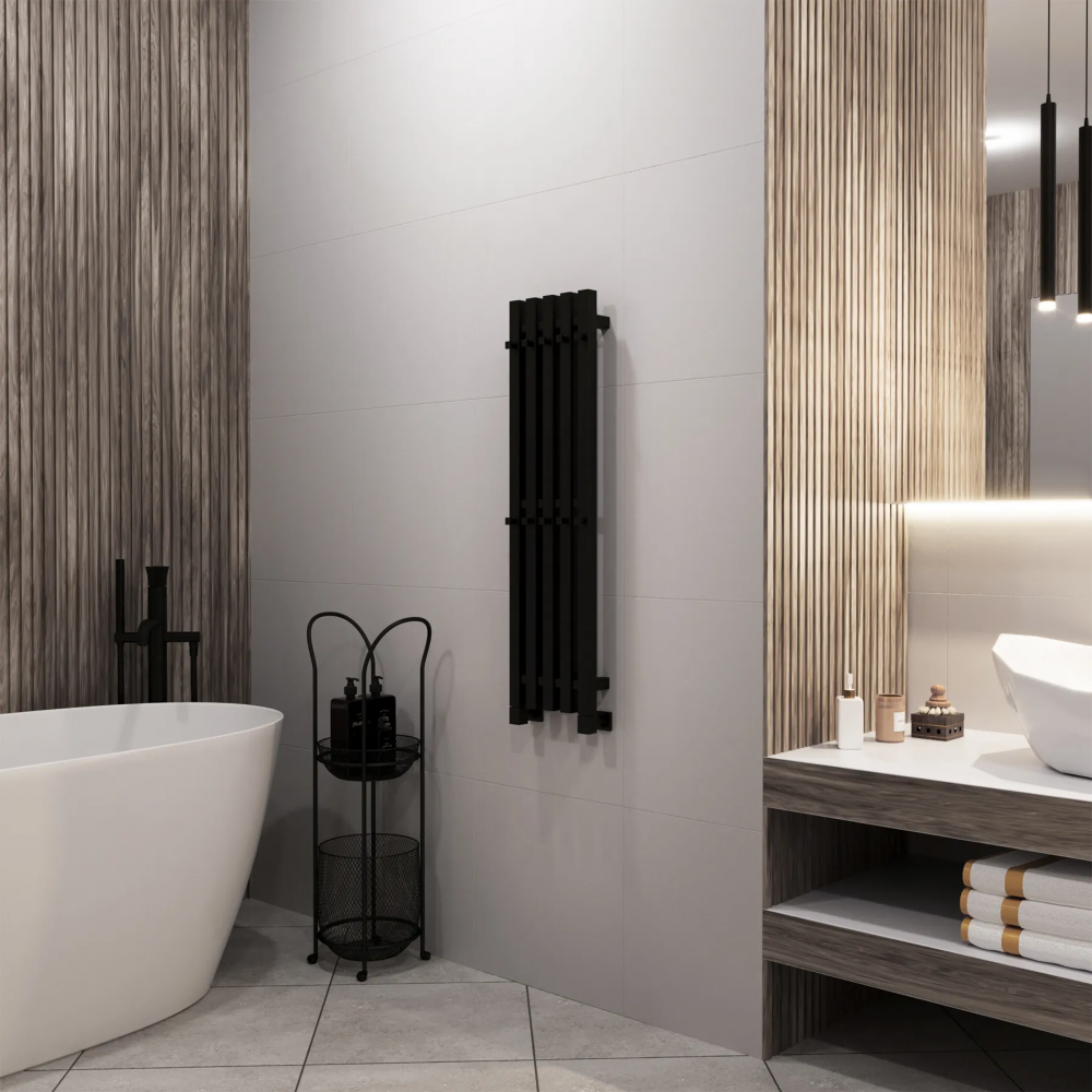 Полотенцесушитель водяной Grota Corsa 230х900 черный