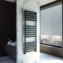 Полотенцесушитель водяной Grota Lux 530x1500 черный