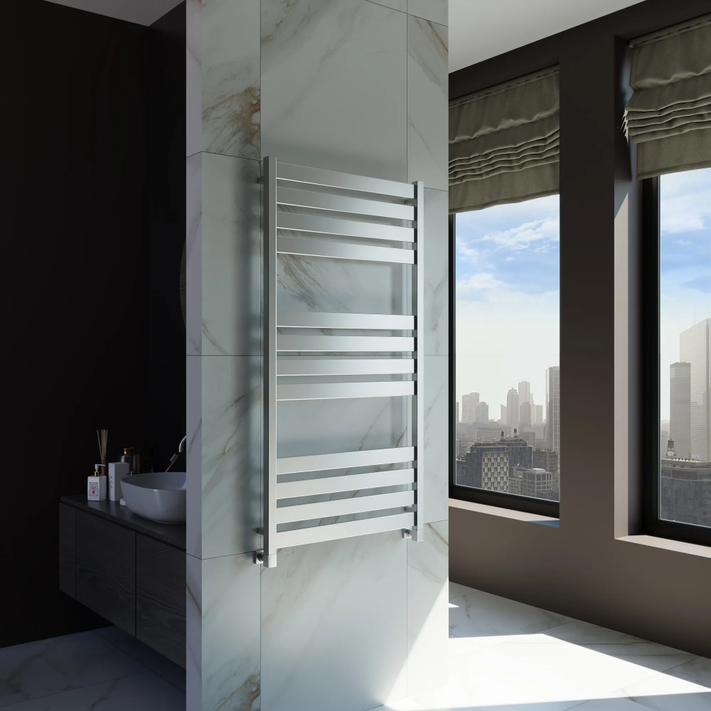 Полотенцесушитель водяной Grota Lux 630x1200 хром матовый