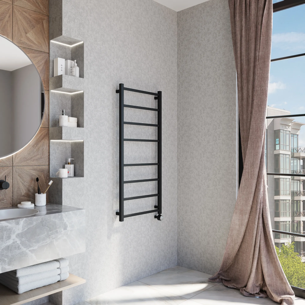 Полотенцесушитель электрический Grota Moda 530x1200 черный