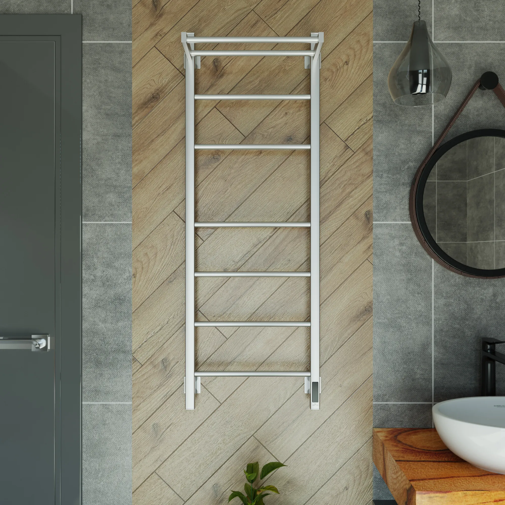 Полотенцесушитель электрический Grota Alto 430х1200 хром матовый