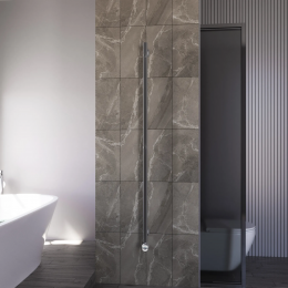 Полотенцесушитель электрический Grota Corsa 30х1500 хром матовый