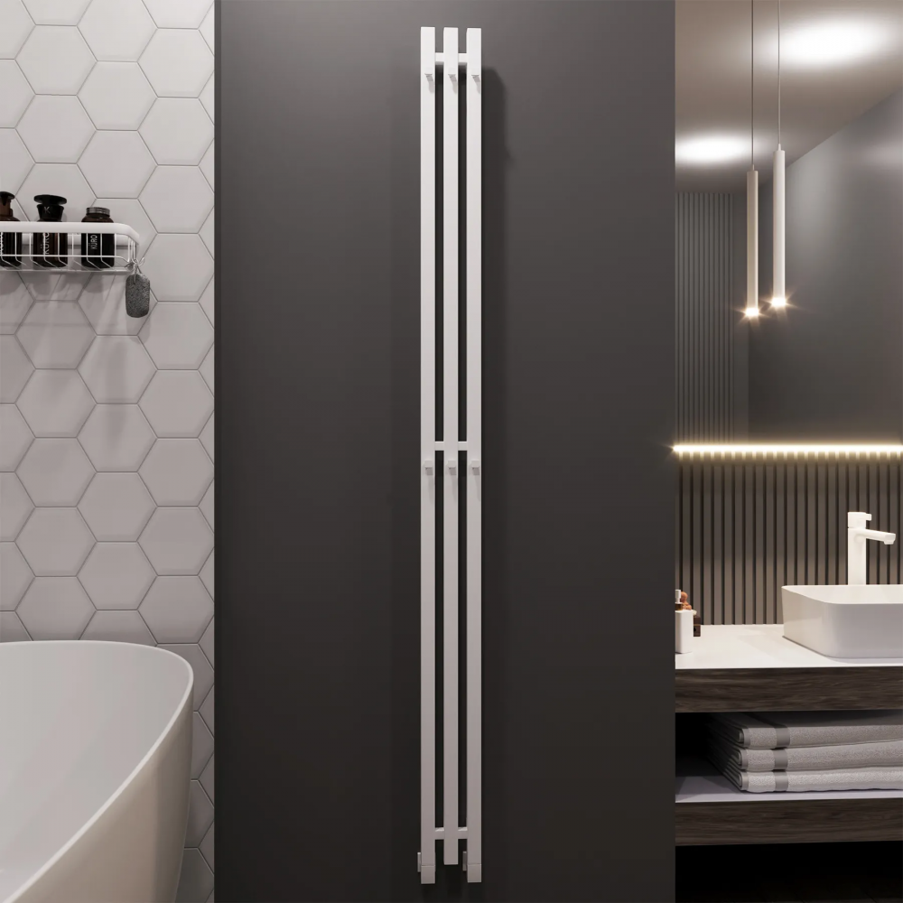 Полотенцесушитель водяной Grota Corsa 130х1800 белый