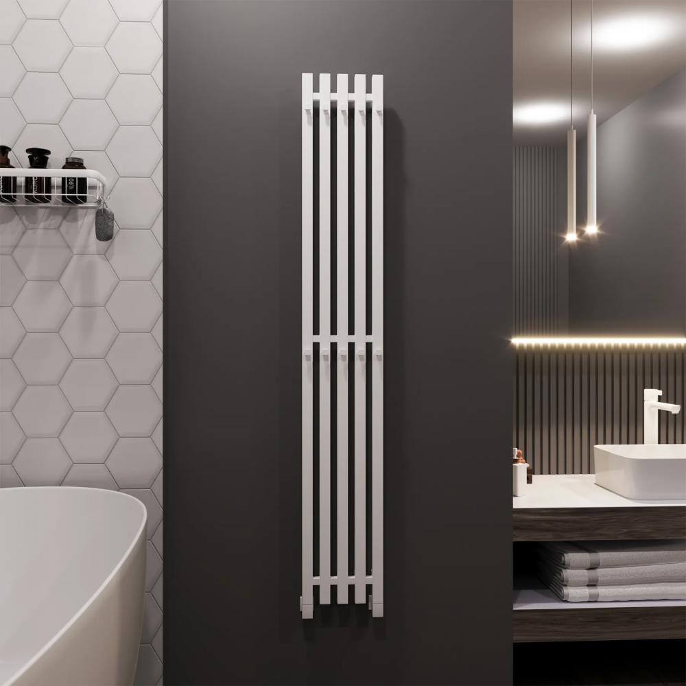 Полотенцесушитель водяной Grota Corsa 230х1500 белый