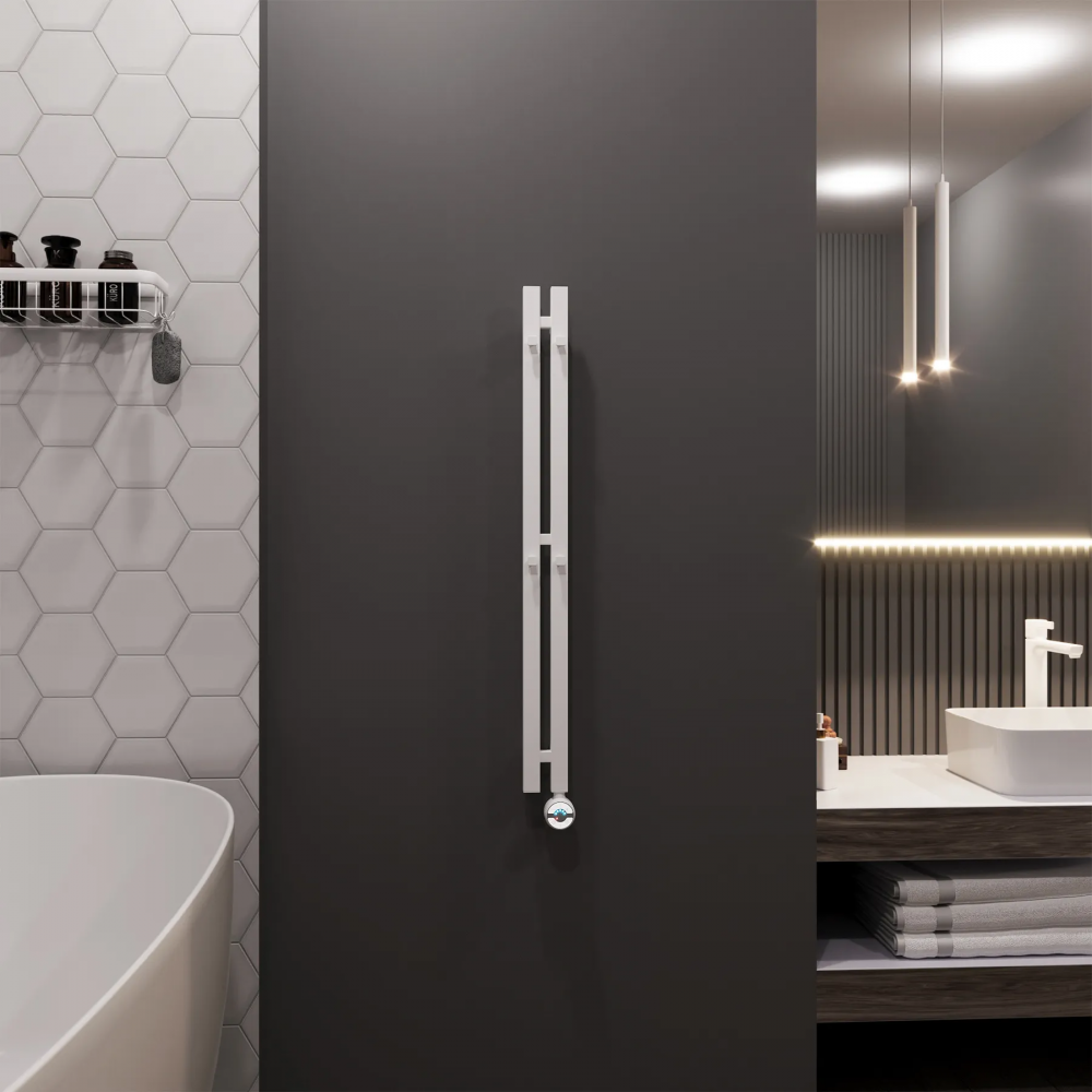 Полотенцесушитель электрический Grota Corsa 80х900 белый