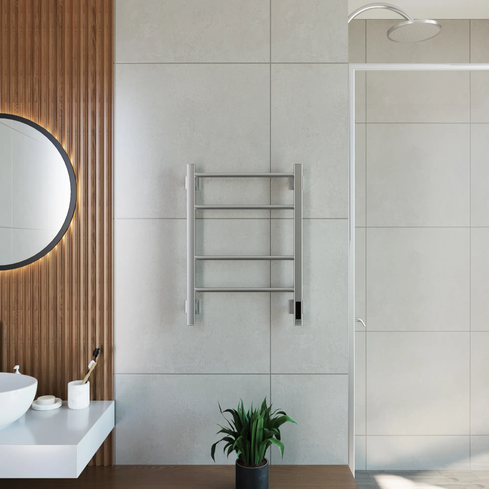 Полотенцесушитель электрический Grota Costa 430х600 хром матовый