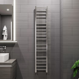 Полотенцесушитель водяной Grota Eco Classic 300x1575 хром матовый