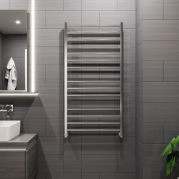 Полотенцесушитель водяной Grota Eco Classic 630x1200 хром матовый