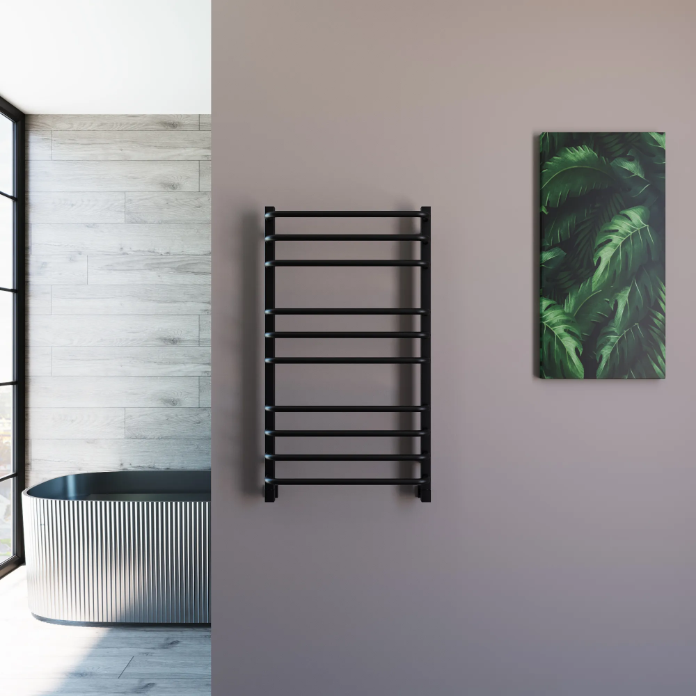Полотенцесушитель водяной Grota Eco Forte 530x900 черный