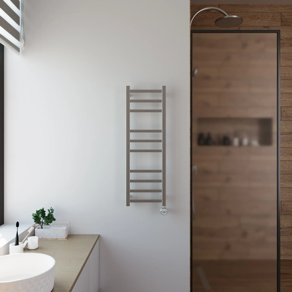 Полотенцесушитель электрический Grota Estro 300x900 хром матовый