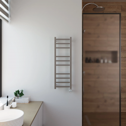 Полотенцесушитель электрический Grota Estro 300x900 хром матовый