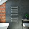 Полотенцесушитель электрический Grota Forte 530x1200 хром матовый
