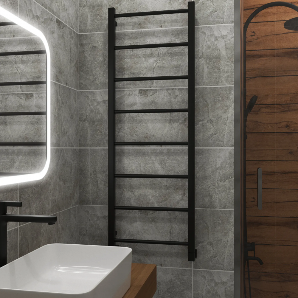 Полотенцесушитель водяной Grota Simple 430x1200 черный