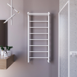 Полотенцесушитель водяной Grota Simple P с полкой 530x1200 белый