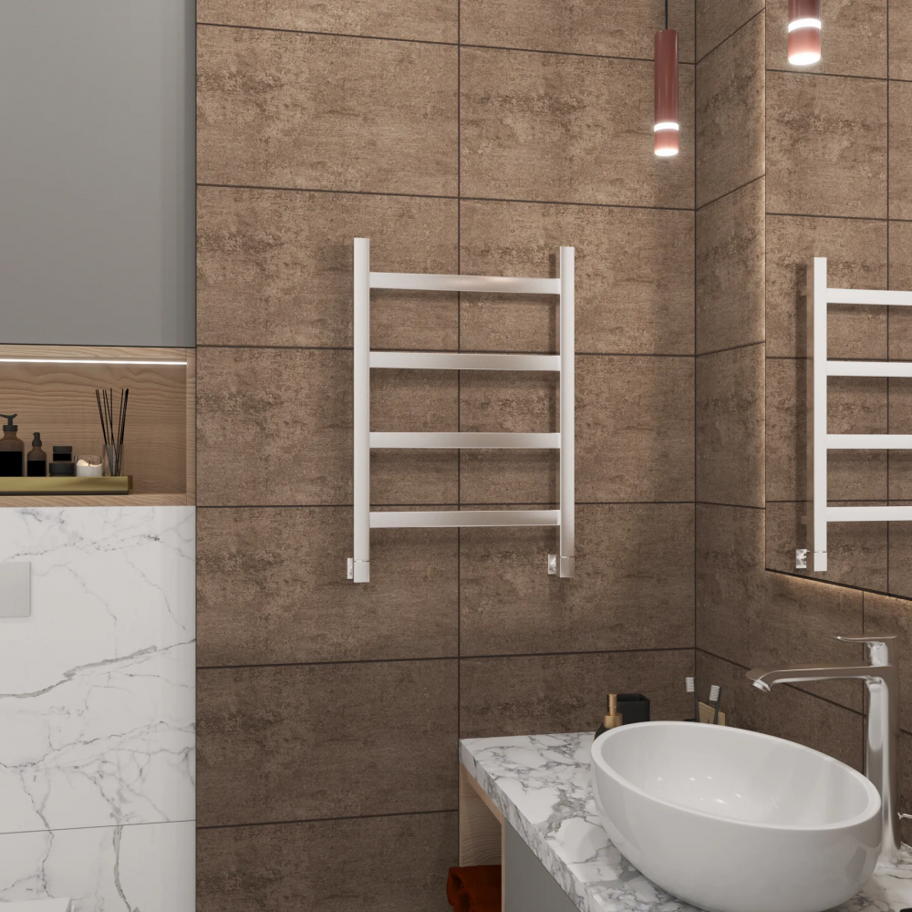 Полотенцесушитель водяной Grota Soffi 430x600 хром глянцевый