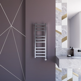 Полотенцесушитель электрический Grota Vento 300x900 хром глянцевый