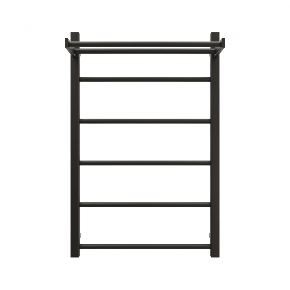 Полотенцесушитель водяной Grota Simple P с полкой 530x800 черный