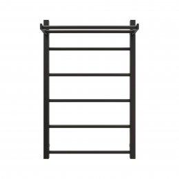 Полотенцесушитель электрический Grota Simple P с полкой 530x800 черный